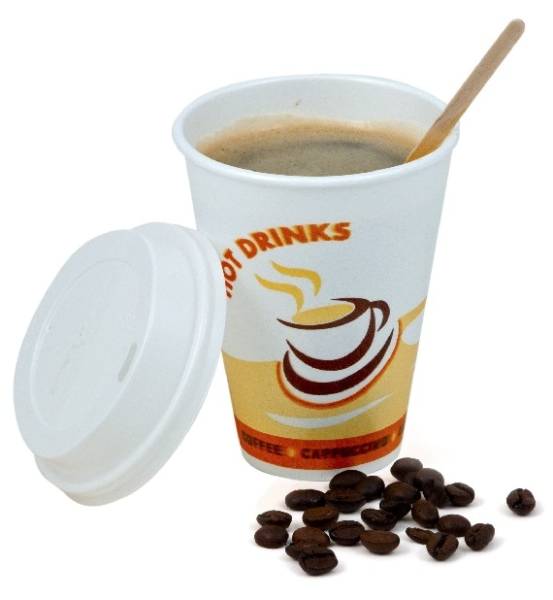 Pappbecher Hot Drinks Kaffee 200ml - 100 Stück