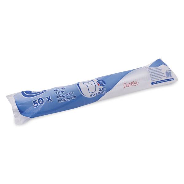 Trinkglas (PS) 57mm 0,1L – 50 Stück