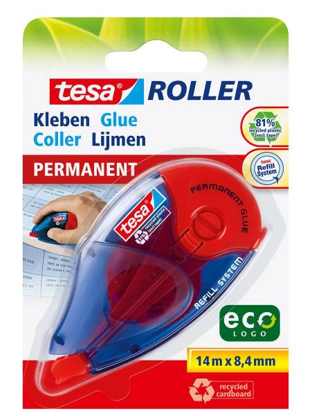 Kleberoller Eco Logo 8,4mmx14m permanent TESA 591510000