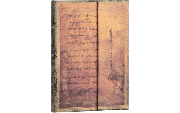 Paperblanks Notizbuch Cervantes 13 x 18 cm, Liniert, Braun