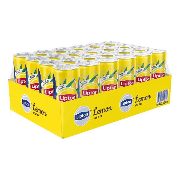 24x Lipton Ice Tea Lemon 330 ml Dose