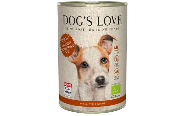 Dog's Love Nassfutter BIO Adult Rind, 400 g
