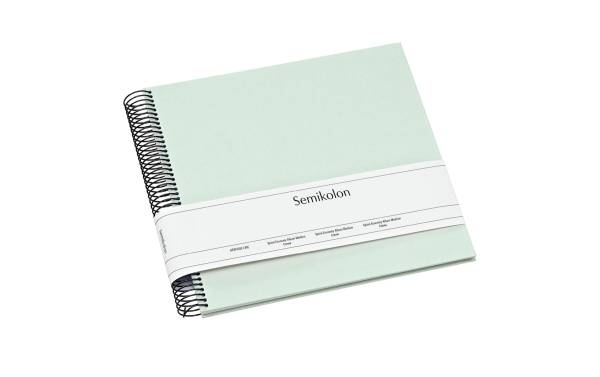 Semikolon Fotoalbum 23 x 24.5 cm Moos, 40 cremeweisse Seiten