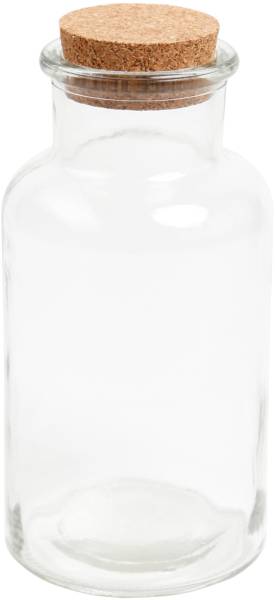 I AM CREATIVE Glas 17.5cm 5100.04 mit Korkzapfen