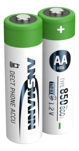 Dect NiMH Akku Mignon AA Typ 850 (min. 800 mAh) maxE