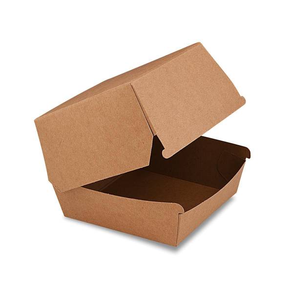 Burgerbox (PAP FSC Mix) fettdicht kraft 110 x 110 x 90 mm – 50 Stück