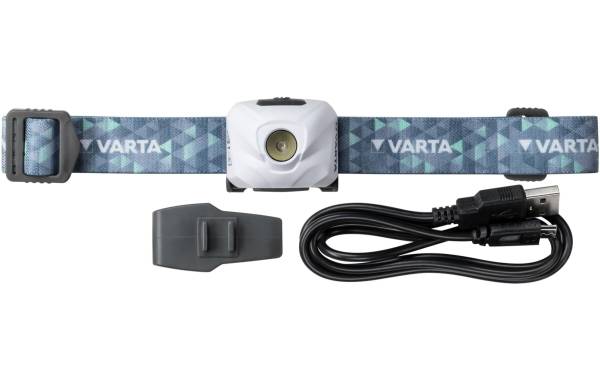 VARTA Kopflampe Outdoor Sports Ultralight H30R, weiß