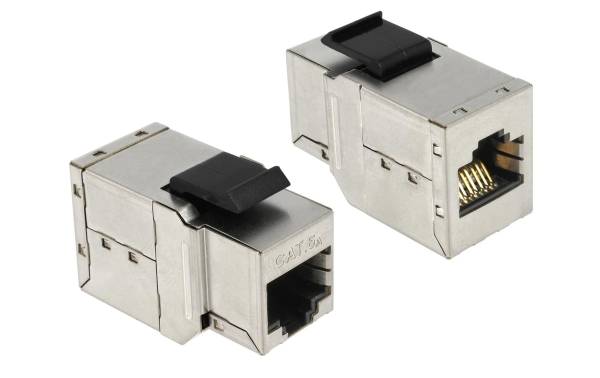 Delock Keystone-Modul RJ-45 – RJ-45, Cat.6A geschirmt