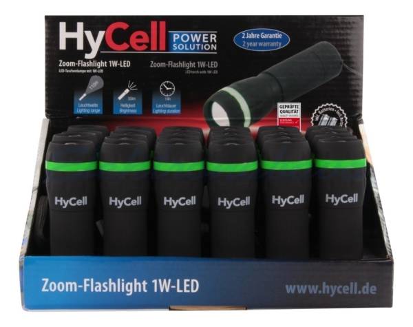Taschenlampe Zoom-Flashlight 1W-LED