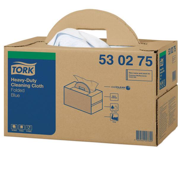 TORK 530275 Extra Starke Reinigungstücher Blau – W7