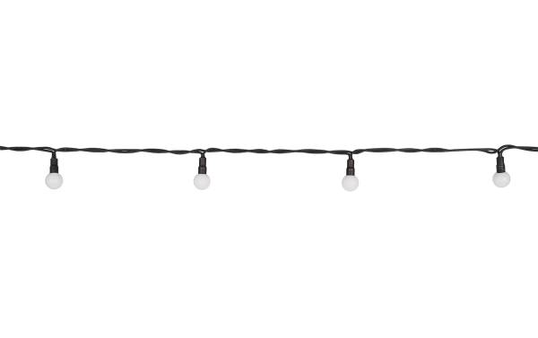 STEFFEN Lichterkette Gardenline 1000 cm, Schwarz/Weiss