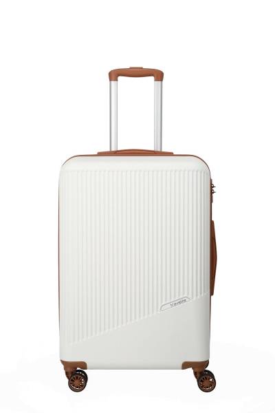 Travelite BALI 4w Trolley M, Weiss/cognac