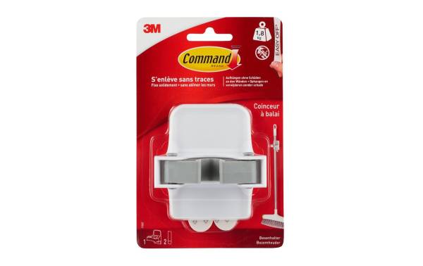3M Command Besenhalter für Stiele bis Durchmesser: 25 mm