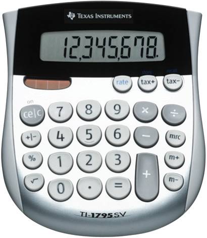 Grundrechner 8-stellig TEXAS TI-1795SV