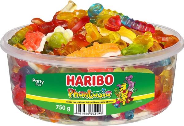 HARIBO Fruchtgummi PHANTASIA, 750 g Runddose