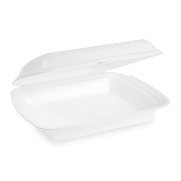 Menü-Box (XPS) ungeteilt weiß 241 x 207 x 69 mm – 125 Stück