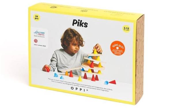 OPPI Stapelspielzeug Piks Small Kit 24 Teile