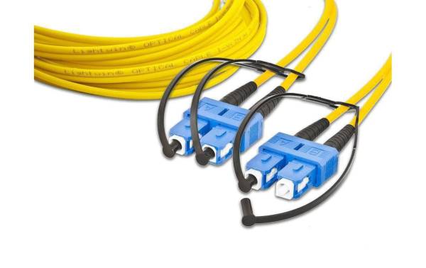 Lightwin LWL-Patchkabel SC-SC, Singlemode, Duplex, 1m