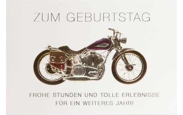 ABC Geburtstagskarte Motorrad