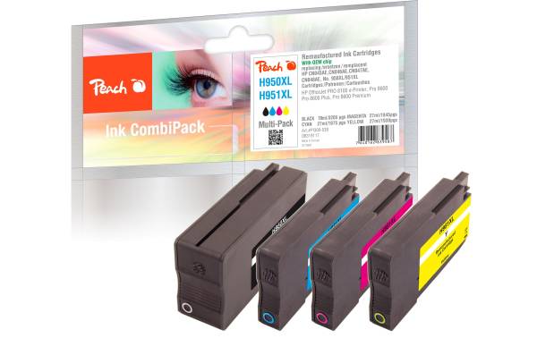 Peach Tinte HP Nr. 950XL/951XL Multi-Pack C, M, Y, BK