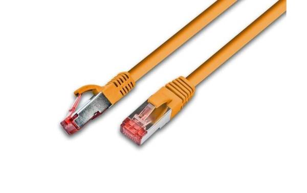 Wirewin Patchkabel Cat 6A, S/FTP, 1 m, Orange