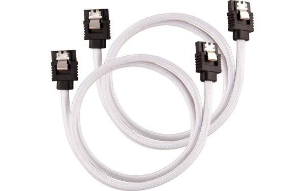 Corsair SATA3-Kabel Premium Set Weiss 60 cm