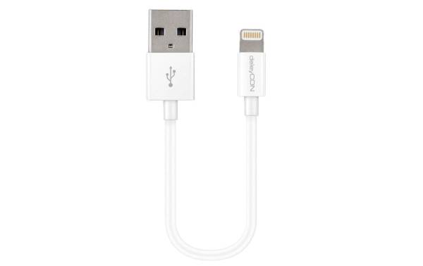 deleyCON USB 2.0-Kabel USB A – Lightning 0.15 m