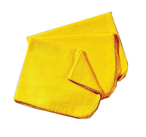 Staubtuch aus Baumwolle gelb - 10er Pack