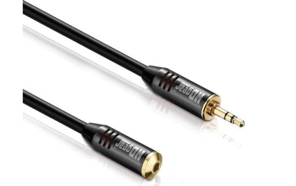 HDGear Audio-Kabel Premium 3.5 mm Klinke – 3.5 mm Klinke 1 m