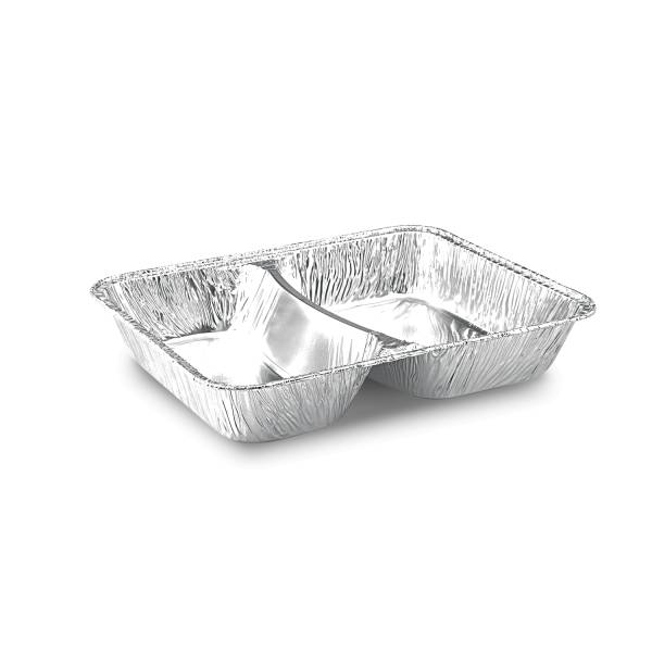 Menü-Schale (ALU) 2-geteilt 227 x 177 x 39 mm 1020ml – 100 Stück