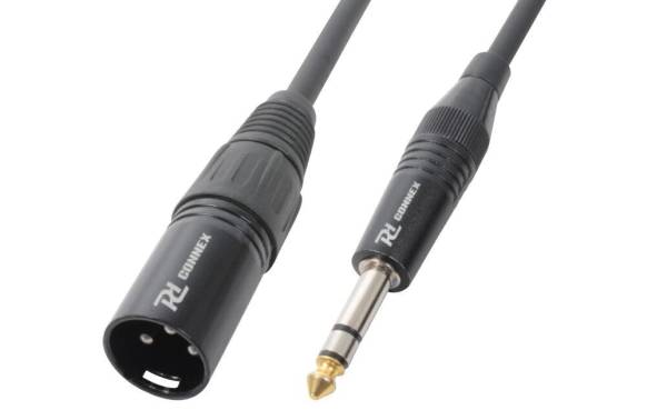 PD Connex CX139 XLR 3 Pole, male – Klinke 6.3mm, male 0.15 m