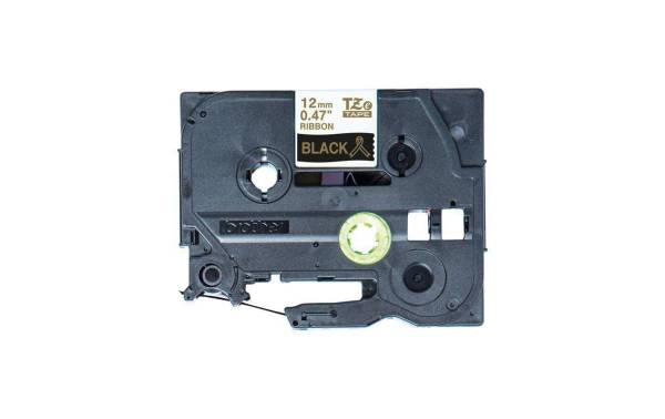 Band schwarz/gold Tze Geräte 12-36mm PTOUCH TZE-R334