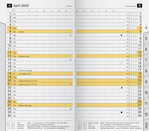 rido idé Kalender-Einlage "M-Planer", Registerschnitt, 2024