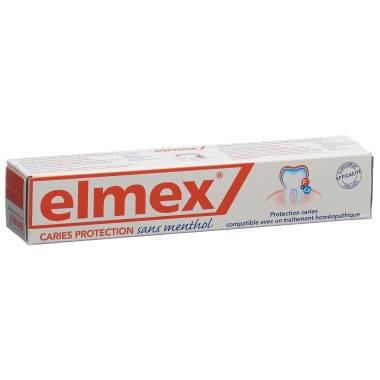 Elmex Zahnpasta Mentholfrei – Tube 75ml
