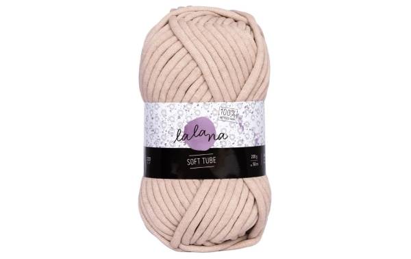 lalana Wolle Soft tube 200 g, Beige