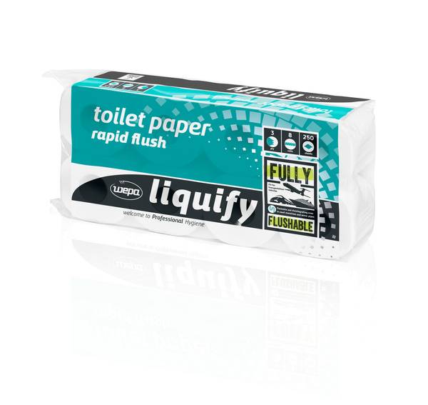 WEPA Toilettenpapier Kleinrollen liquify