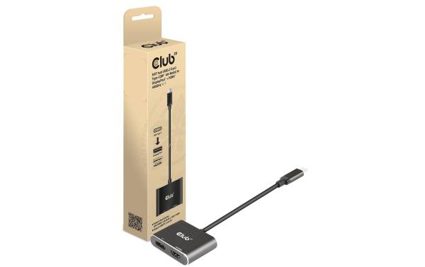 Club 3D Adapterkabel CSV-1552 MST Hub USB Type-C – DisplayPort/HDMI