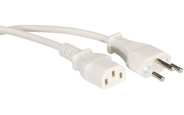 Elektromaterial Netzkabel 1.8 m C13-T12