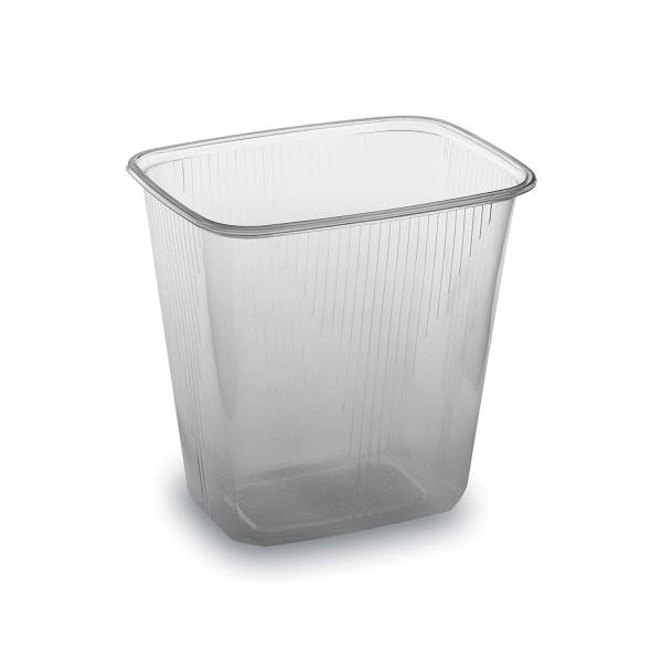 Rechteckbecher (PP) klar 108 x 81 mm 500ml – 100 Stück