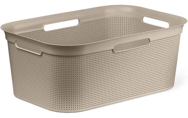 Rotho Wäschekorb Brisen Beige, 41 l