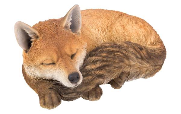 Vivid Arts Dekofigur Fuchs schlafend