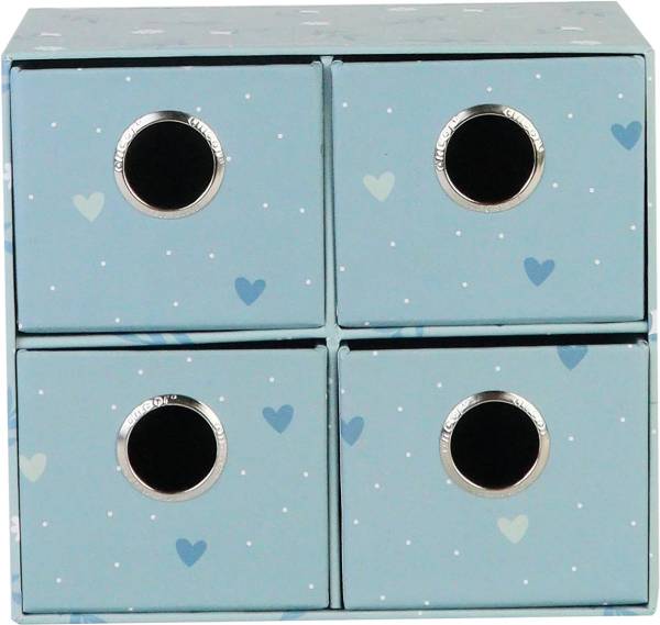 ANCOR Schubladen Box 117943 B'LOG SWEET BLUE 4 Schubladen