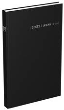 LECAS Agenda Carré 1 jour Euros/Cents, 2024, 140 x 220 mm