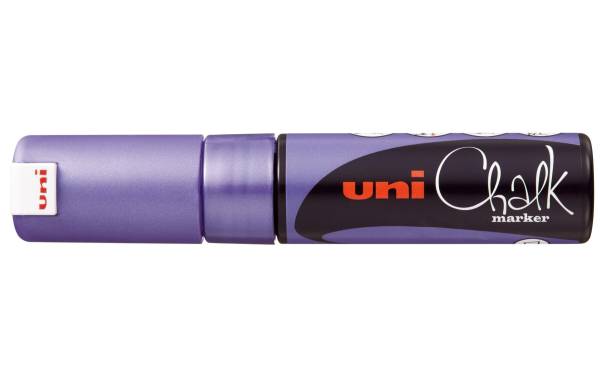 Chalk Marker 8mm VI Metallic violett UNI-BALL PWE-8K
