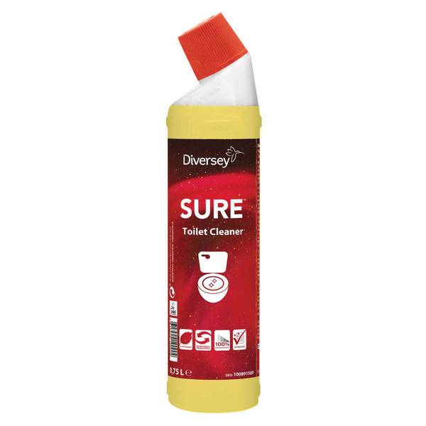 SURE Toilet Cleaner Öko WC Reiniger 6 x 750 ml