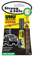 UHU Colle SUPER Strong & Safe, 7 g, sur carte blister