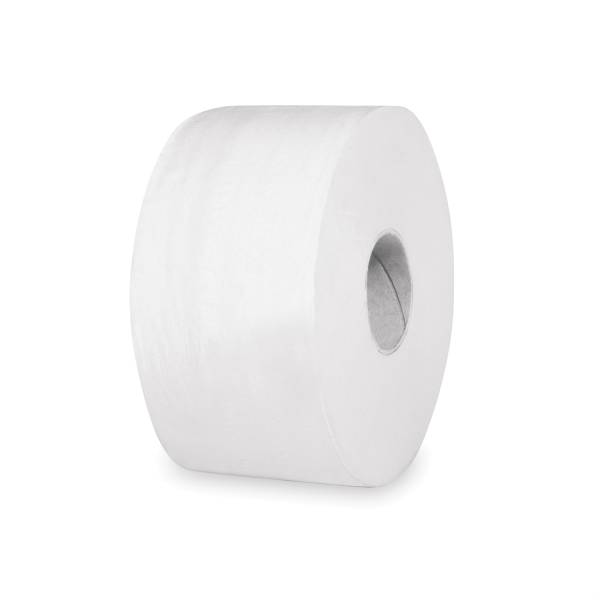 Toilettenpapier (Tissue) 2-lagig geprägt weiß JUMBO 18cm 100m - 12 Stück