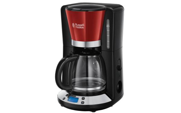 Russell Hobbs Filterkaffeemaschine Colours Plus Rot/Schwarz