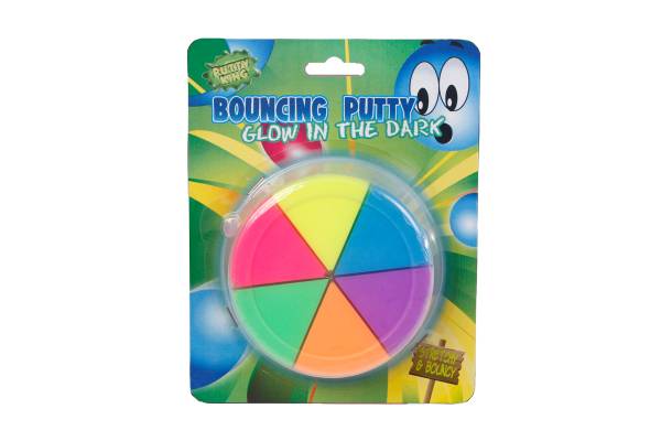 ROOST Springknete 620934 glow in the dark 6 Stück