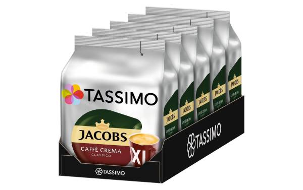TASSIMO Kaffeekapseln T DISC Jacobs Caffè Crema XL 80 Stück